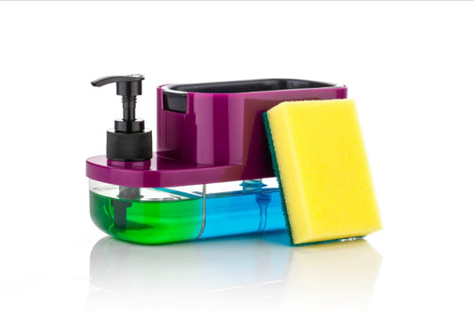 SinkMate 3-in-1 Soap & Sponge Station