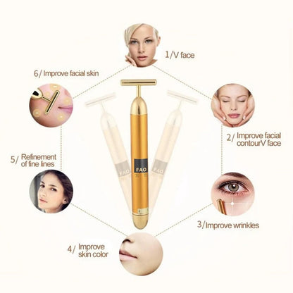 Premium 24k Gold Face Massager