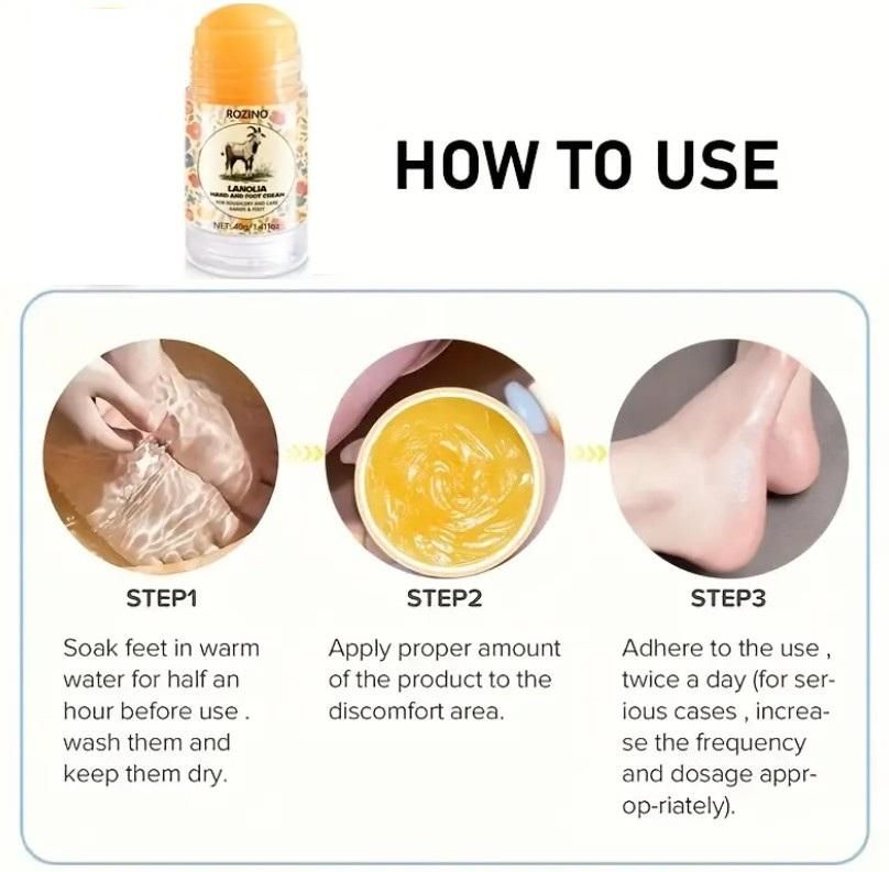 Rozino Smooth Hands & Feet Roll-On