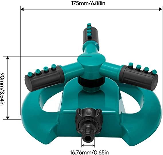 360° Rotating Water Sprinkler for Garden