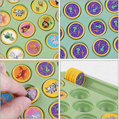 FlipZoo Memory Game | Animal Memory Chess Toy for Kids | Trend Sense