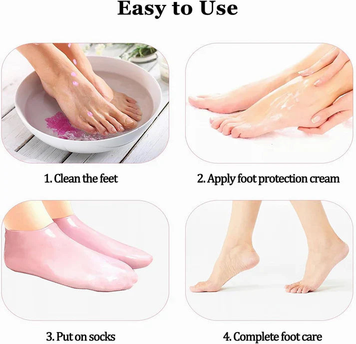 Dermaluxe Moisturizing Gel Socks™