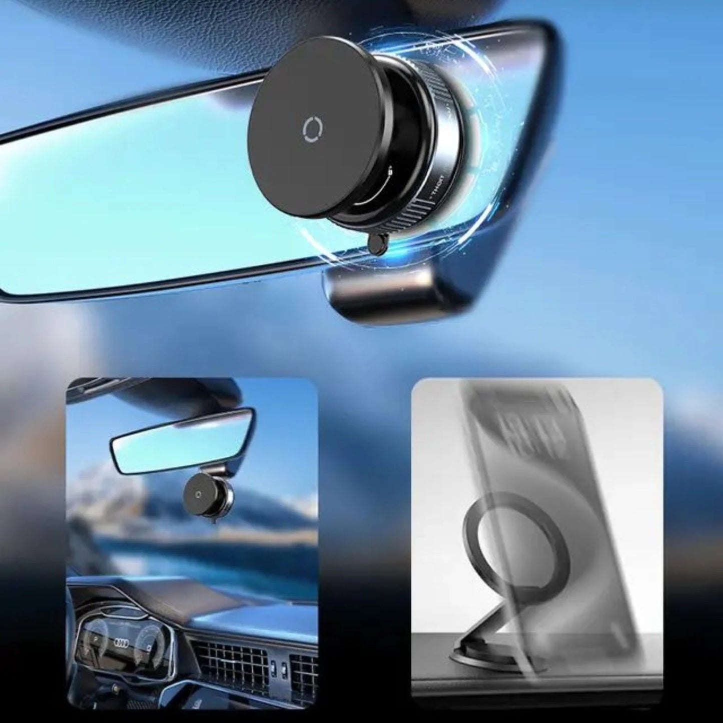 Stickzio™ Vacuum Suction Magnetic Mount