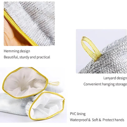 Wire Dishwashing Gloves(Pack of 2)